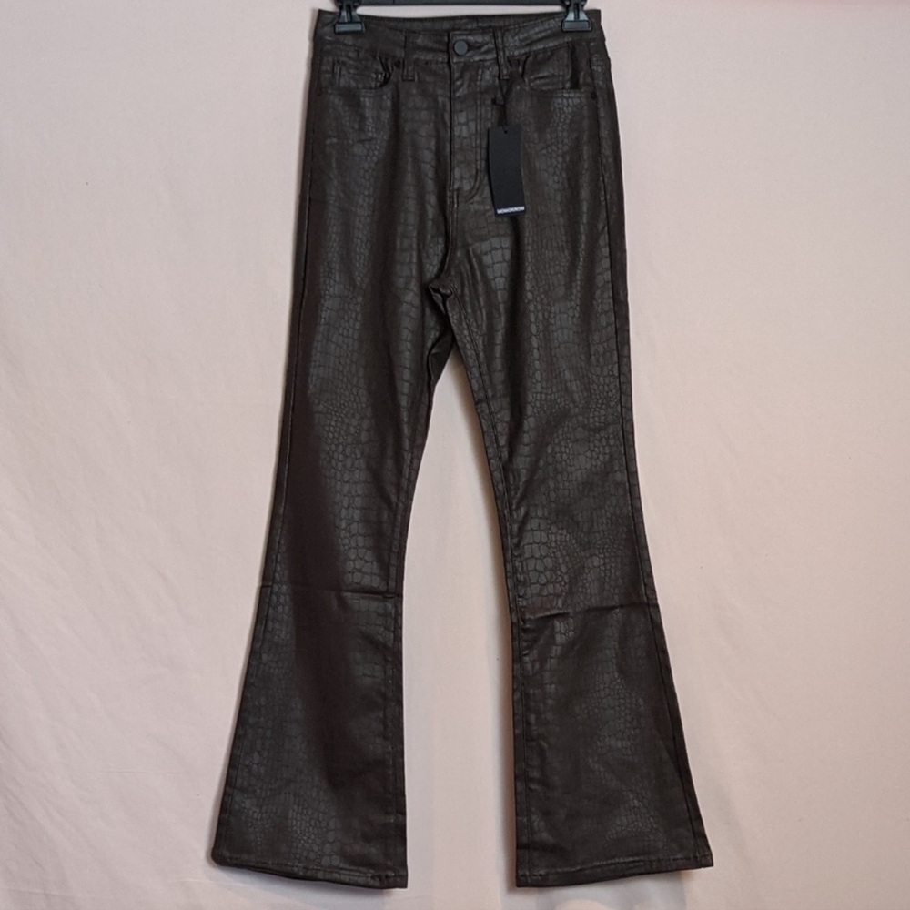 Momokrom Snake Coated Flare Pants